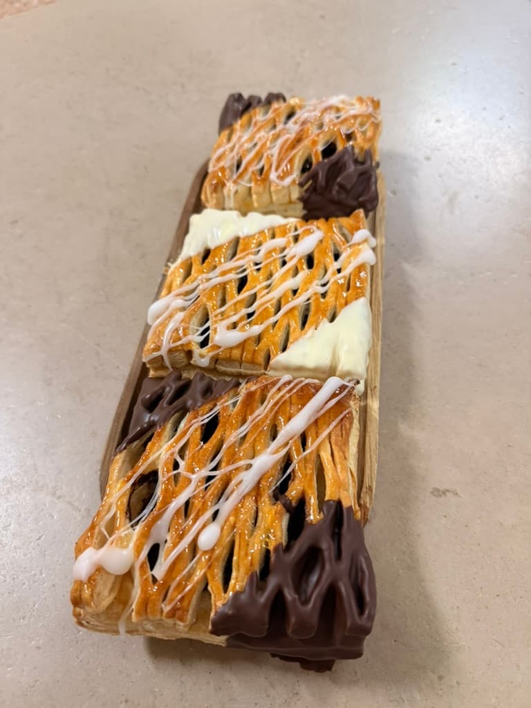 Hojaldre de Rejilla con Chocolate
