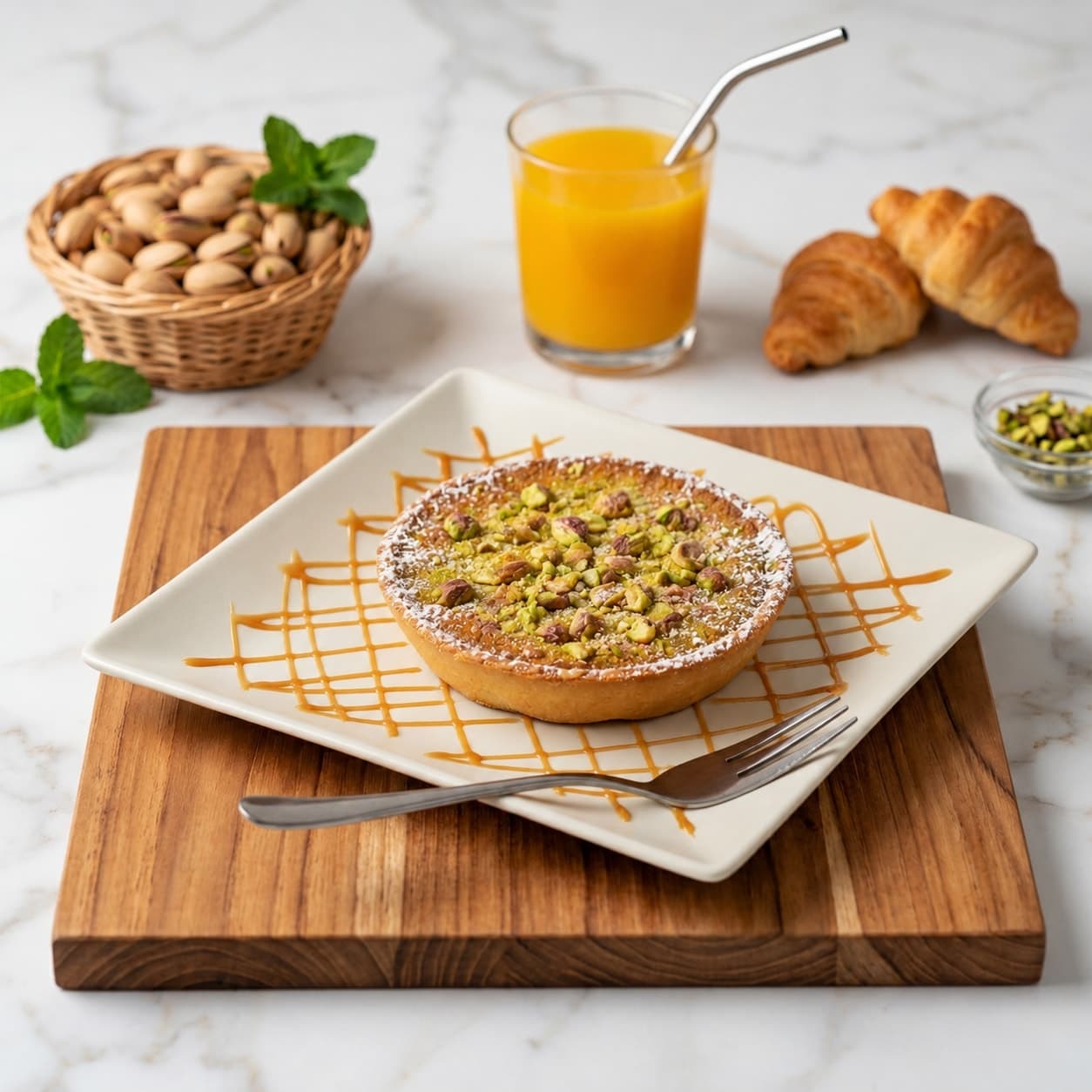 Tartaleta de Pistacho