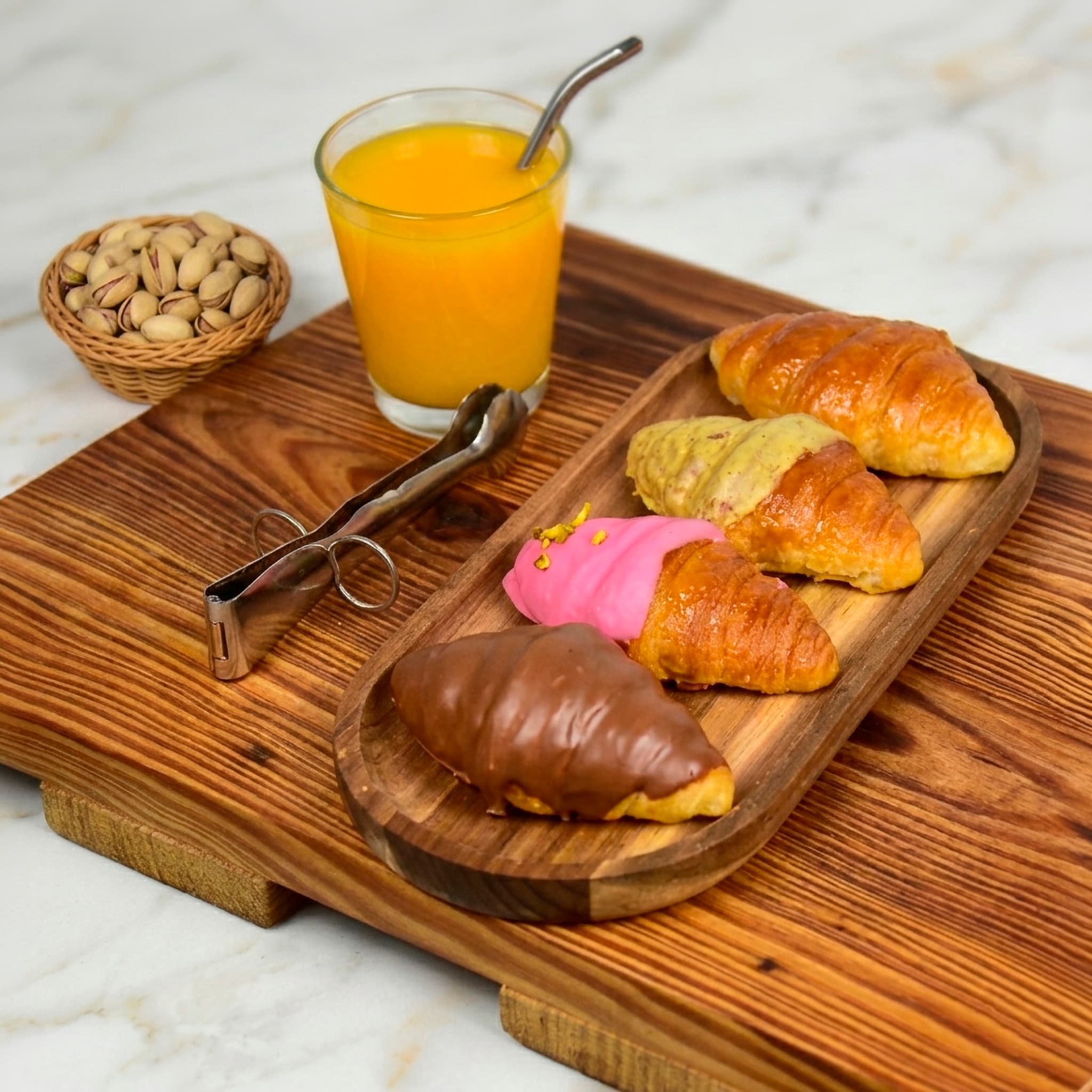 Mini Croissants con Cobertura